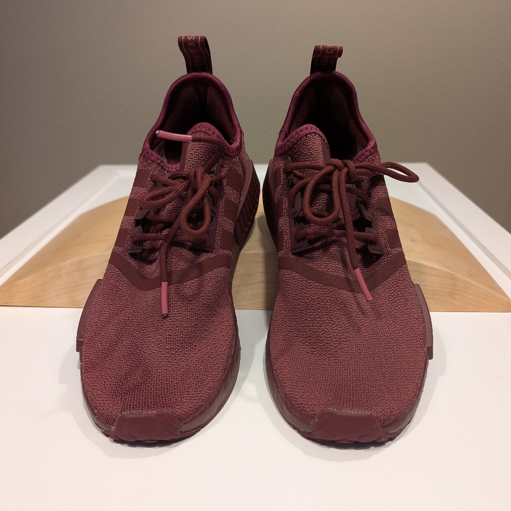 Adidas Burgundy NMD R1 women's shoe, size 7.5